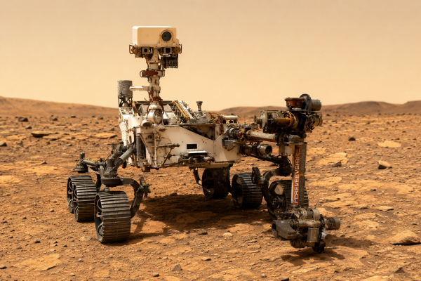 Perseverance Mars'ta 42 kilometre Perseverance Mars'ta 42 kilometre
