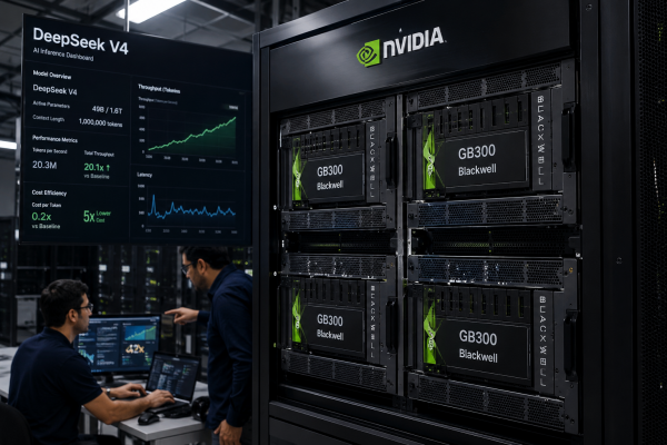 NVIDIA Blackwell Yazılım Optimizasyonlarıyla DeepSeek V4 Maliyetini 5 Kat Düşürdü