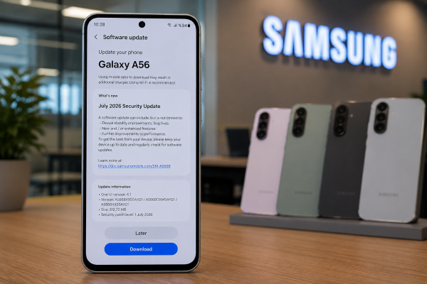 Samsung Galaxy A Serisi Temmuz 2026 Güvenlik Güncellemesi Dağıtıma Başladı Samsung Galaxy A Serisi Temmuz 2026 Güvenlik Güncellemesi Dağıtıma Başladı